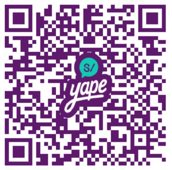 Código QR de pago con Yape